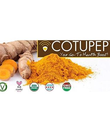 COTUPEP - Organic Turmeric Black Pepper Ginger Health Drink, Metabolism & Digestion Boost, 30 Day Supply - Buy Online on GoSupps.com