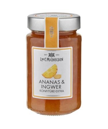 L.W.C.Michelsen - Ginger & Ananas jam -Extra (280g) |Sweet & fine spicy |Of course without additives |High quality fruit jelly |Pure naturalness in a glass