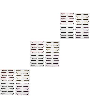 POPETPOP POPETPOP 60 Pairs of Eyeshadow Stickers Big Eyes Makeup Sticker Eyeliner Stickers Eyeliner for Eyes Eyeshadow Eye Liner Stickers Painted