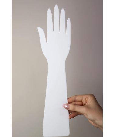 Reusable Henna Hand Template for Homemade Mehendi Art - White | Beginner Kit for Temporary Body Tattoo Practice - Buy Online on GoSupps.com