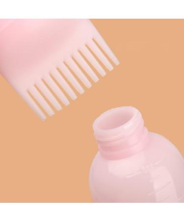 MFUOE 4 PCS Applicator Bottle Pink Root Comb Hair Dye Bottle Hair Dyeing Bottles Salon Hair Coloring Dyeing - Buy Online on GoSupps.com