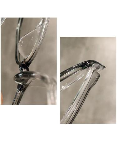 Buy PARWANA Blue Light Blocking Round Reading Glasses - Unbreakable +150 Clear-Gray Eyeglasses for Eye Strain Relief | Shop Internationally - Buy Online on GoSupps.com