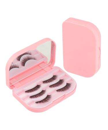 HomeSoGood 2 Pack Empty False Eyelashes Storage Box | 3 Layer Makeup Organizer with Mirror | Travel Case for Eyelashes - Perfect for On-the-Go Beauty - Buy Online on GoSupps.com