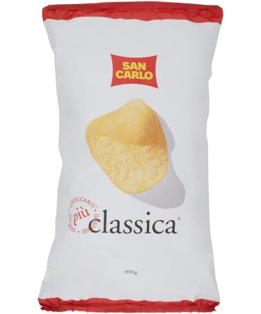 San Carlo Classica Set of 6 salted potato chips of 300 g + Gourmet Italian Pulp 400 g - Buy Online on GoSupps.com
