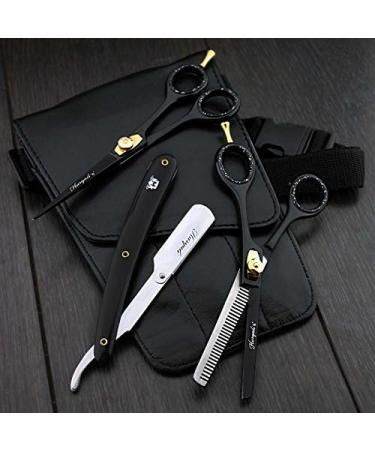 Professional Hairdressing Scissors Barber/Salon Shears Set 6" with Pouch& Razor - Buy Online on GoSupps.com