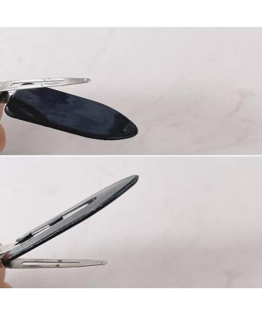 4 pieces No Bend Hair Clips No Crease Hair Clips Makeup No Bend Hair Clips for Hair Styling and Makeup Application Black silver - Buy Online on GoSupps.com
