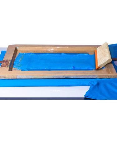 Caydo 2-Piece Screen Printing Squeegee Set - 75 Durometer Wooden Ink Scraper - 9.4 and 5.9 Inch Sizes - Buy Online on GoSupps.com