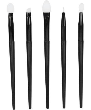 Makeup Brush Set Even Application 5 Piece Multipurpose Silicone Lip Brush Easy Cleaning for Daily Office and Travel Use - Buy Online on GoSupps.com