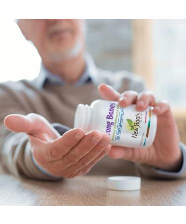 Bone Health Supplement - Calcium Magnesium Vitamin D3 VIT C K2 (MK-7) - 90 Veg Caps - GMO Soy Gluten Free - 90 Servings - Buy Online on GoSupps.com