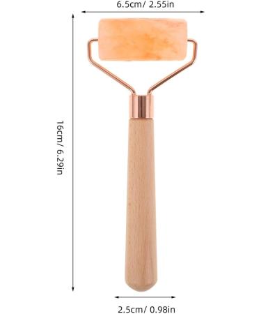 Buy Rose Quartz Face Roller - Facial Beauty Roller for Relaxation & Massage - Perfect for Face Eyes Neck & Body - Buy Online on GoSupps.com