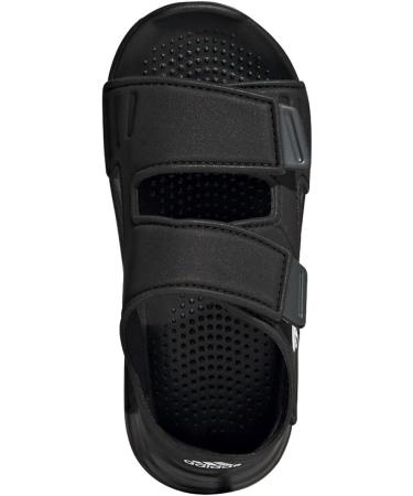 adidas Unisex Kids Altaswim Beach & Pool Shoes - Black/White/Grey - Size 2 US Little Kid - Buy Online on GoSupps.com
