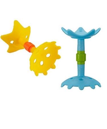 Innobaby EZ Grip Massaging Star Teether Set (Yellow Star and Blue Star)