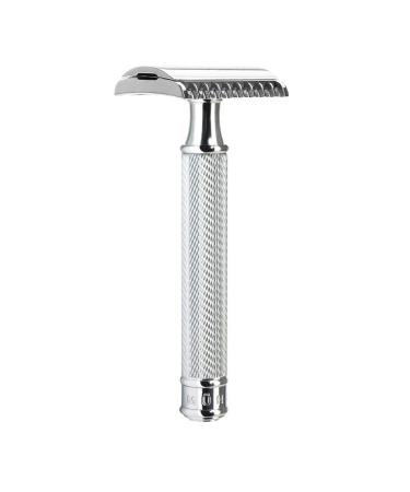 M HLE Silvertip Badger Safety Razor Shaving Set - Premium Open Comb for Close Smooth Shaves | Barbershop Quality Everyday Use Chrome Finish - International Shipping Available - Buy Online on GoSupps.com