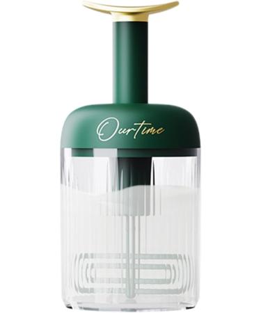 Janurium Cleanser Foamer | Transparent Manual Facial Cleanser Foamer Type - Portable Facial Cleansing Tools Deep Cleansing Detachable Fine Foam Green - Buy Online on GoSupps.com