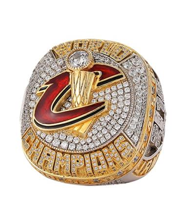 VERENIX Replica Championship Ring 2016,Basketball Fan Gifts for Men Women Boys,Cleveland Decorations Accessories for Room Office Desk Birthday Party,James Memorabilia Decor Merchandise