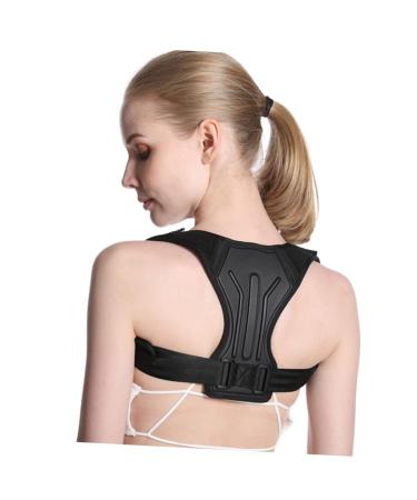 FOMIYES Adjustable Clavicle Support Brace - Belt Straightener & Shoulder Support for Improved Posture - Comfortable Upper Back Brace in Black - Buy Online on GoSupps.com