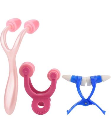 ACOGEDO 3 Piece Nose Shaper Massager Rollet for Nose Shapes and Lifts with Easy to Use Correction Clips for Facial Care Type A - Buy Online on GoSupps.com