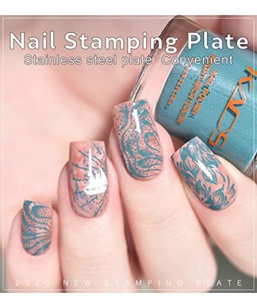 Kads FA064 Nail Art Stamping Plate - Fashion Series DIY Decoration Tool for Stunning Nail Designs - Buy Online on GoSupps.com