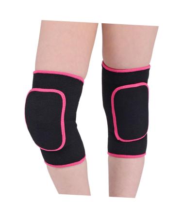 Pair Brace for Running Sleeve Brace for Sponge Pads Pads for Injury Support Brace Brace Sports Protective Gear Child M Black