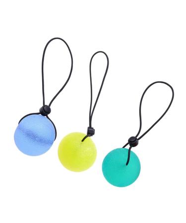 Beavorty 3 STK Power Balls Train Fingers Fingering Trainer Fingers Training Practice Exercise Hand massage balls toys fitness equipment Exercises Squeezeball Griff strengths Ball stress dissipation