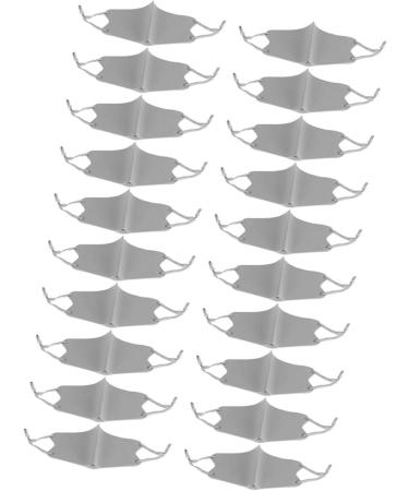 Dustproof Washable 3D Mask with Adjustable Strap - 20 Pack Multipurpose Face Cover for Men - Gray - Buy Online on GoSupps.com