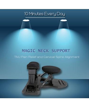 JLASDR Magic Neck Support Adjustable Cervical Vertebrae Relaxation for Neck & Shoulder Pain Relief - Buy Online on GoSupps.com