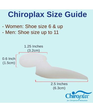 Chiroplax Bunion Gel Pads - Toe Separator & Relief Cushion for Hallux Valgus - Pack of 4 (2 Pairs) - Buy Online on GoSupps.com