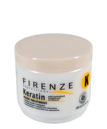 Firenze Professional Keratin Mask Hair Treatment | Salt, Sulfate, Paraben-Free | 13.5 oz | Free Red Gift Bag - Buy Online on GoSupps.com