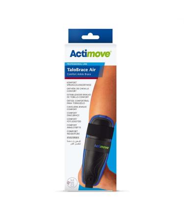 Professional TaloBrace Air Comfort Ankle Brace | Ankle Support for Sprains Achilles Tendonitis Plantar Fasciitis | Unisex Black - Large/X-Large - Buy Online on GoSupps.com