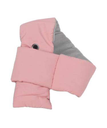 Heated neck warmer USB 3 temperature levels washable quickly heated electrically heated scarf for sore muscles windproof cold resistant (pink)