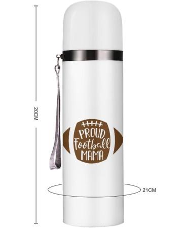 Proud Football Mama Insulated Water Bottle 19 OZ Stainless Steel Travel Mug For Drink Sports Camping Hiking Outdoors - Buy Online on GoSupps.com