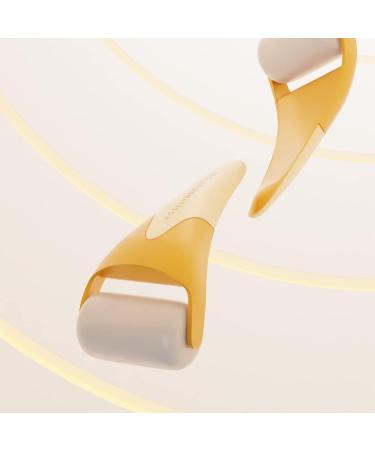 ROSELYNBOUTIQUE Ice Roller for Face - Reduce Wrinkles & Puffiness | Facial Skin Care Tool for Men & Women - Perfect Self-Care Gift (Yellow - Buy Online on GoSupps.com