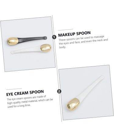 FOMIYES 4Pcs massage facial mask eye cream eye cream eye massage stick makeup cream applicator spatula eye massage spoon eye cream spoon of skin care - Buy Online on GoSupps.com