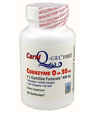 Carni Q-Gel (L-Carnitine and Q-Gel CoQ10 / 60 Softgels)