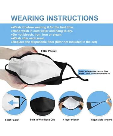 4 Layer Reusable Cloth Face Mask with Nose Wire - Anti-Fogging, Breathable & Adjustable - Multicolor-1 - Buy Online on GoSupps.com