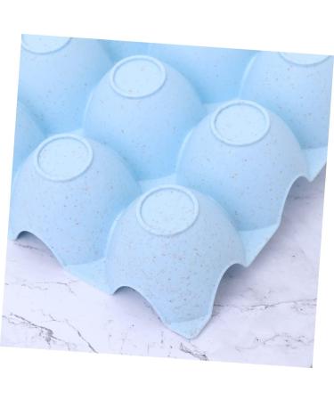 OSALADI Box Egg Holder Organizer Refrigerator Egg Holder Container Egg Tray Blue 29*19CM - Buy Online on GoSupps.com