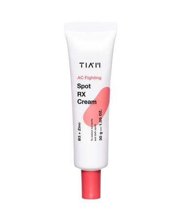 TIAM AC Fighitng Spot RX Cream Acne-Prone Skin Acne Spot Treatment Intensive Nourishing and Calming for Dry Red-Looking Skin After a Blemish 1 Oz