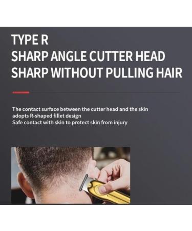 Hair Clippers USB Charging Mini LCD Display - Engraving Barber Trimmer for Men | Silver - Best International Shipping - Buy Online on GoSupps.com