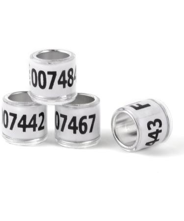 100 Multicolor Aluminum Pigeon Leg Rings - 2024 Training Footrings for Bird Identification - Buy Online on GoSupps.com