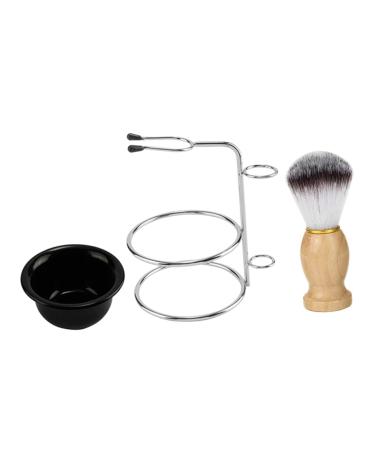 Beavorty 1 set of razor brushes keeper hair beard brush portable soap tool bathroom accessories for men beard brush for men cleanly adjust brush set shaving man shaving brushes