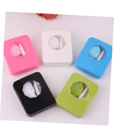 Partykindom 5-Set Blue Schnapps Glasses & Oval Brush Case for Colored Contact Lenses - Beach & Sand Remover Lens Storage - Buy Online on GoSupps.com