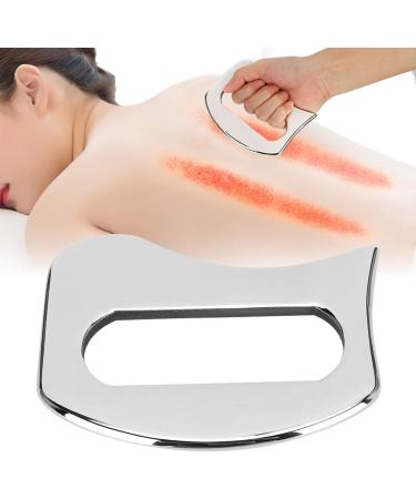 Verdant Touch Stainless Steel Gua Sha Tool for Body Massage & Acupuncture - Premium Massage Scraping Board - Buy Online on GoSupps.com