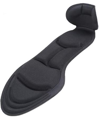 Heel Insoles - Soft Sponge Non Slip Cushions for Pain Relief | 2 in 1 Insole with High Heel Inserts - Shock Absorption | Black - Buy Online on GoSupps.com