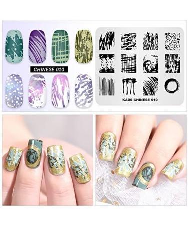 KADS Chinese Style Nail Art Stamping Plate - Stencil Nails Tool (CN010) - Buy Online on GoSupps.com