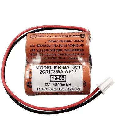 Buy 2 Pack 6V 1800mAh MR-BAT6V1 2CR17335A WK17 PLC Battery for Mitsubishi M80 Driver MR-J4 Servo System - International Shipping Available - Buy Online on GoSupps.com