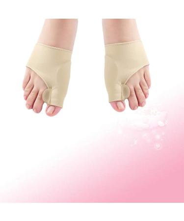 BESPORTBLE Thumb Protector & Hallux Separator - 2 Pairs Bunion Straightener Socks for Foot Pain Relief - Buy Online on GoSupps.com