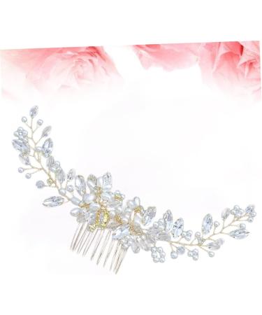Housoutil Rhinestone Hair Comb Wedding Hair Comb Bridal Hair Comb Clip Flower Girl Hair Comb Wedding Hair Barrette Bridal Hair Accessories Combs Tiara Bride Hair up Rhinestones - Buy Online on GoSupps.com