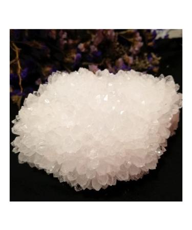 Natural Crystal Rough Collection 100-1000g Natural White Crystal Clear Cluster Original Stone Quartz Specimen Rock Raw Gemstones Reiki Decor (Size : 1000g)