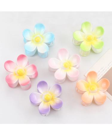 6 Pcs Large Flower Claw Clips - Cute Hair Accessories for Women & Girls - Multicolor Hair Clips for Thick/Thin Hair - Perfect Gifts - Buy Online on GoSupps.com