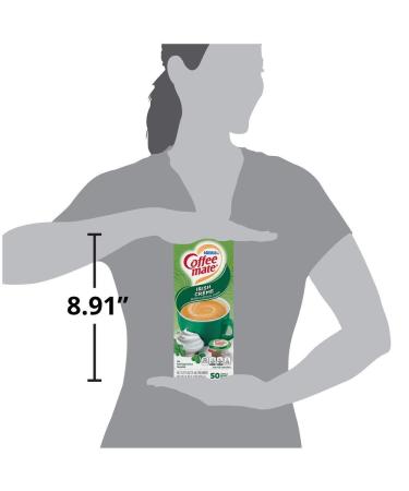 Nestle Coffee mate Irish Crme Liquid Creamer Singles 50 Ct Box + By The Cup Coffee Scoop - Irish Cream Flavor - Buy Online on GoSupps.com
